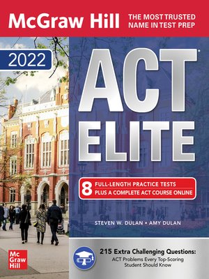 cover image of McGraw-Hill Education ACT ELITE 2022